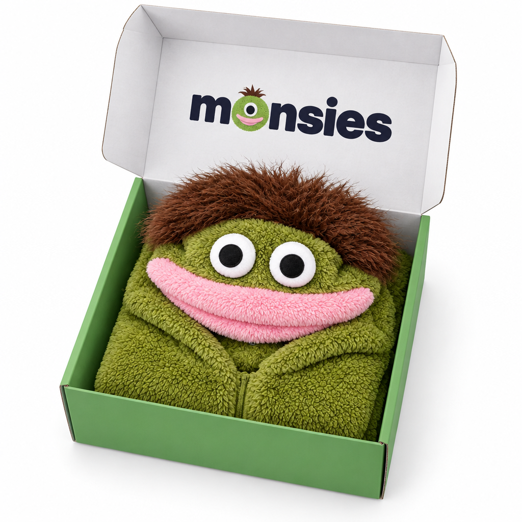 Monsies-gallinn samanbrotinn í kassa